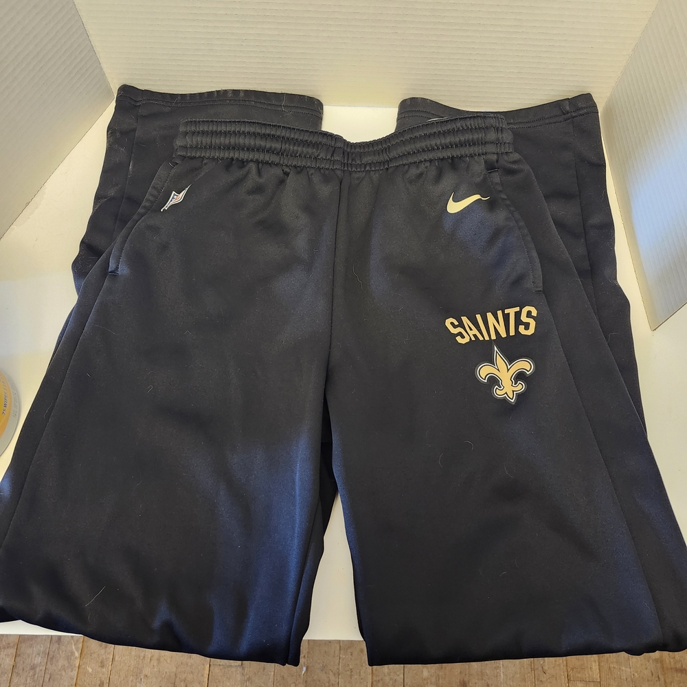 NFL Nike Youth Black New Orleans Saints Sweatpants